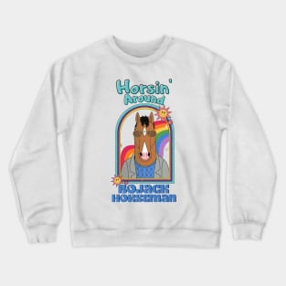 Retrowave Bojack cute Crewneck Sweatshirt